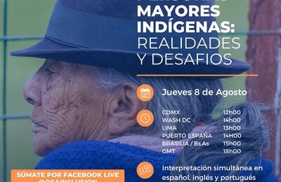 Webinario Personas mayores indígenas