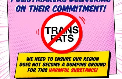 Let’s Talk About Trans Fats! And Why They Need to Go campaign flyer