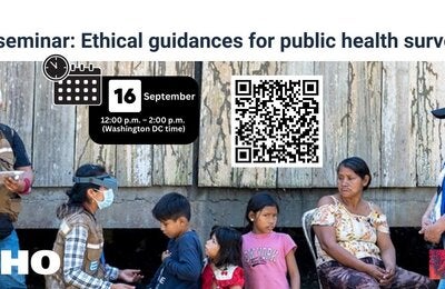 Ethics guidance for public health surveillance / New date