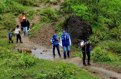 paho staff in the field