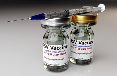 rsv vaccines stock photo