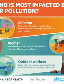 Infographic. Who is most impacted by air pollution?; 2018 - PAHO/WHO ...