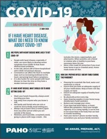 Fact-sheet: If I Have Heart Disease, What Do I Need To Know About COVID ...