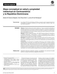 Mapa Conceptual En Salud Y Propiedad Intelectual En Centroamerica Y La Republica Dominicana Ops Oms Organizacion Panamericana De La Salud