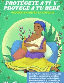 Poster: Lactancia Y COVID-19 - Mujer Amamantando - OPS/OMS ...