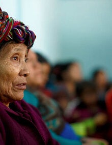 Guatemalan indigenous woman