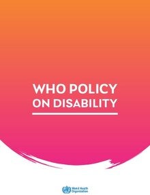 WHO Policy on disability