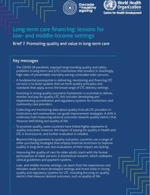 Long-term care financing 7