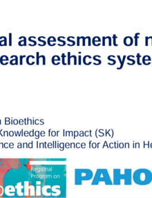 Regional assessment of national research ethics systems