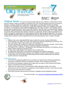 Factsheet: Yellow Fever