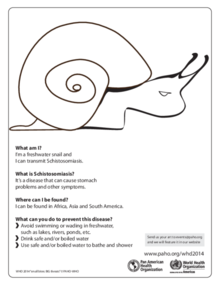 Coloring Sheet - Schistosomiasis