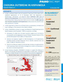 Cholera Outbreak In Hispaniola 2022 - Situation Reports - PAHO/WHO ...