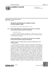 A/RES/73/3 - Resolución Aprobada Por La Asamblea General El 10 De ...