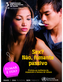 World No Tobacco Day 2010 Poster - Portuguese