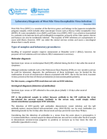 laboratory diagnosis of west nile virus encephalitis virus infection