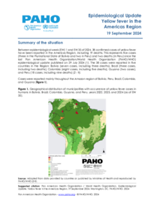 Epidemiological Update Yellow Fever In The Americas Region -19 ...