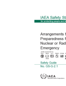 IAEA Safety Standards Series No. GS-G-2.1 Arrangements For Preparedness ...