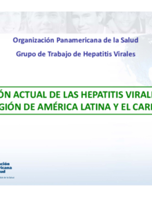 Presentación: Situación Actual De Las Hepatitis Virales En América ...