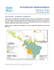 Actualización Epidemiológica: Zika – 24 De Febrero De 2016 - OPS/OMS ...