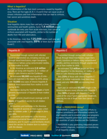 World Hepatitis Day 2016: Fact Sheet PDF. "Hepatitis B And C In The Americas" (Sólo En Inglés ...