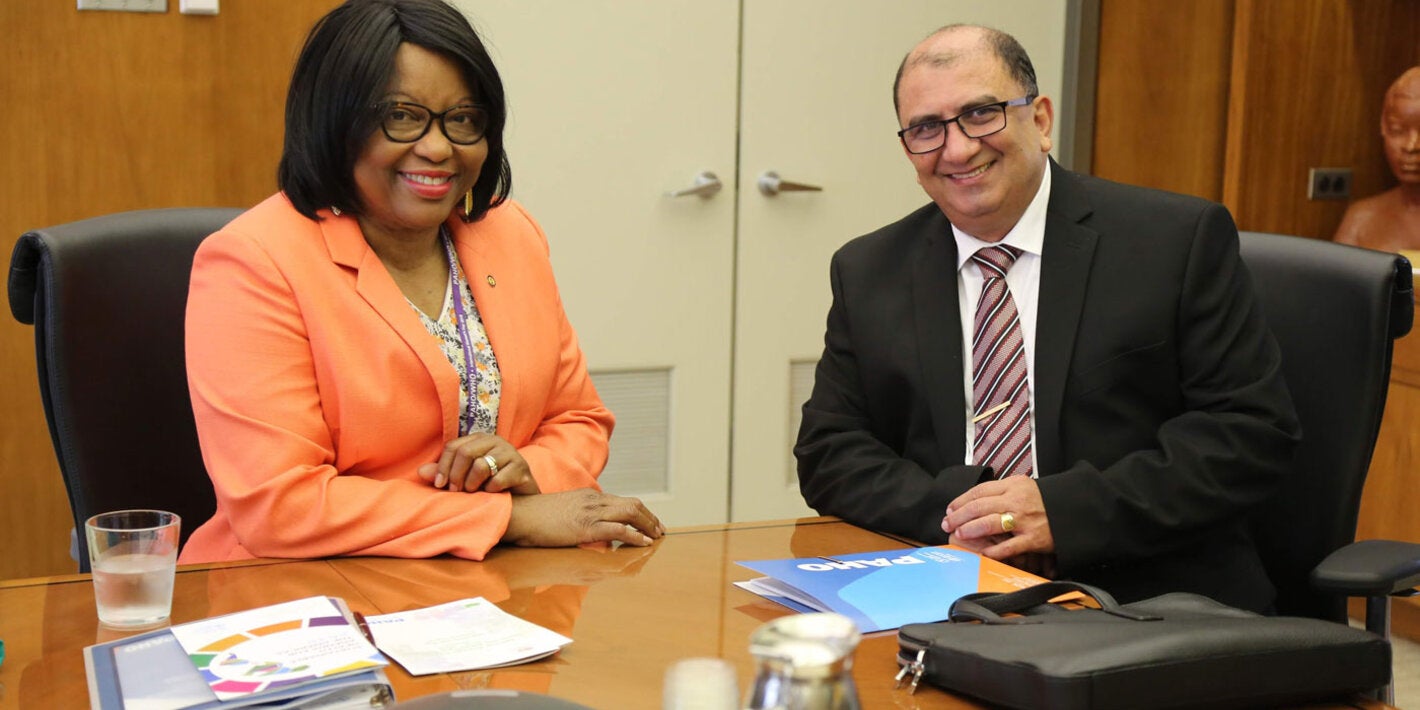 MOH Suriname with Dr. Carissa F. Etienne