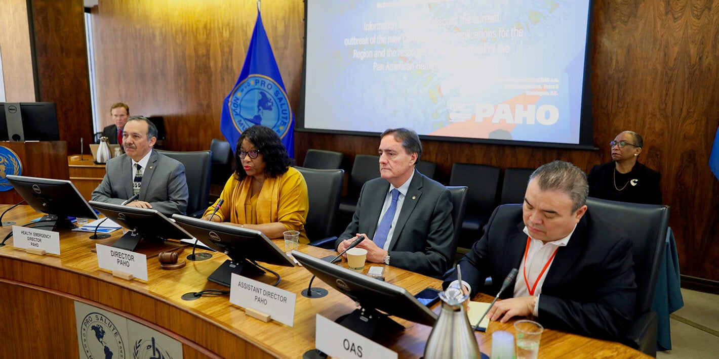 Director Carissa Etienne today urged countries in the Americas to be prepared to detect new coronavirus