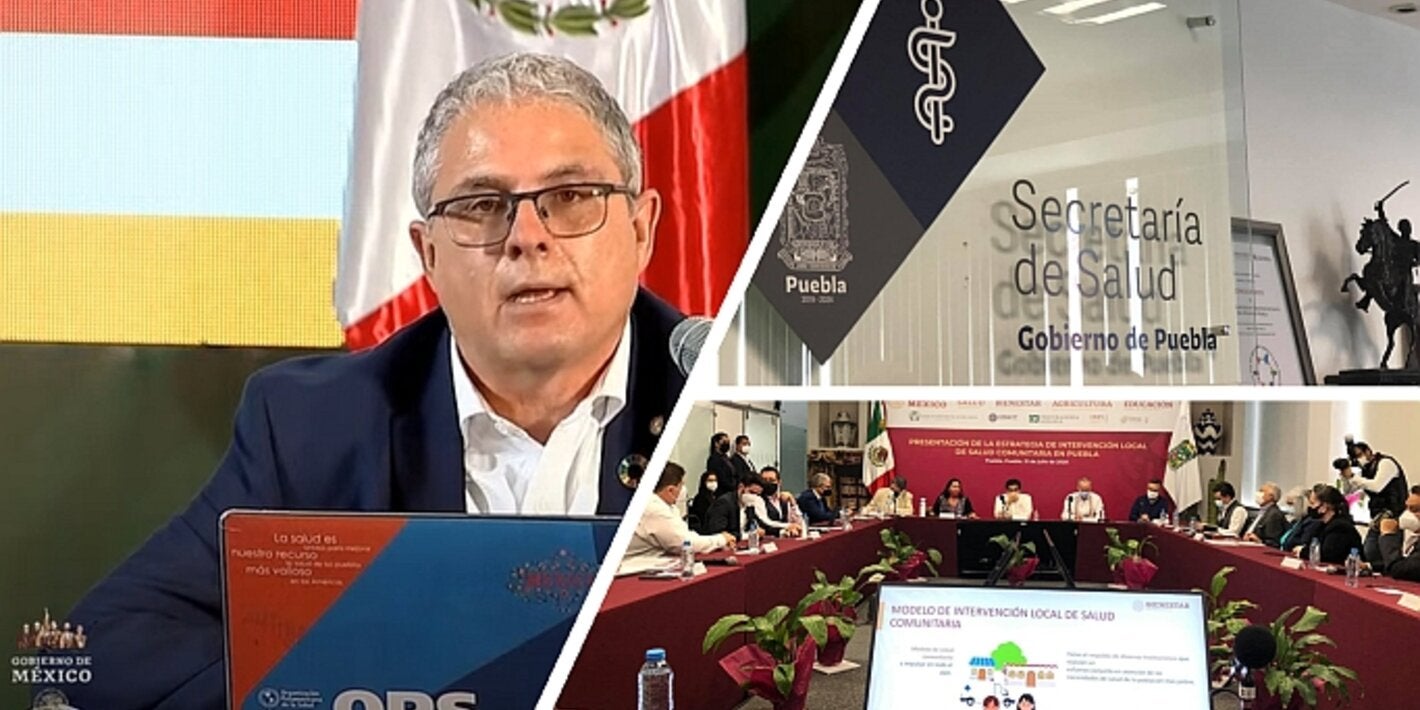 OPS acompañó la misión del gobierno federal al estado de Puebla donde entre otras actividades, se puso en marcha la Estrategia de Intervención Social de Salud Comunitaria