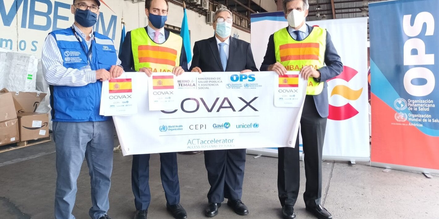 Donación Covax-España