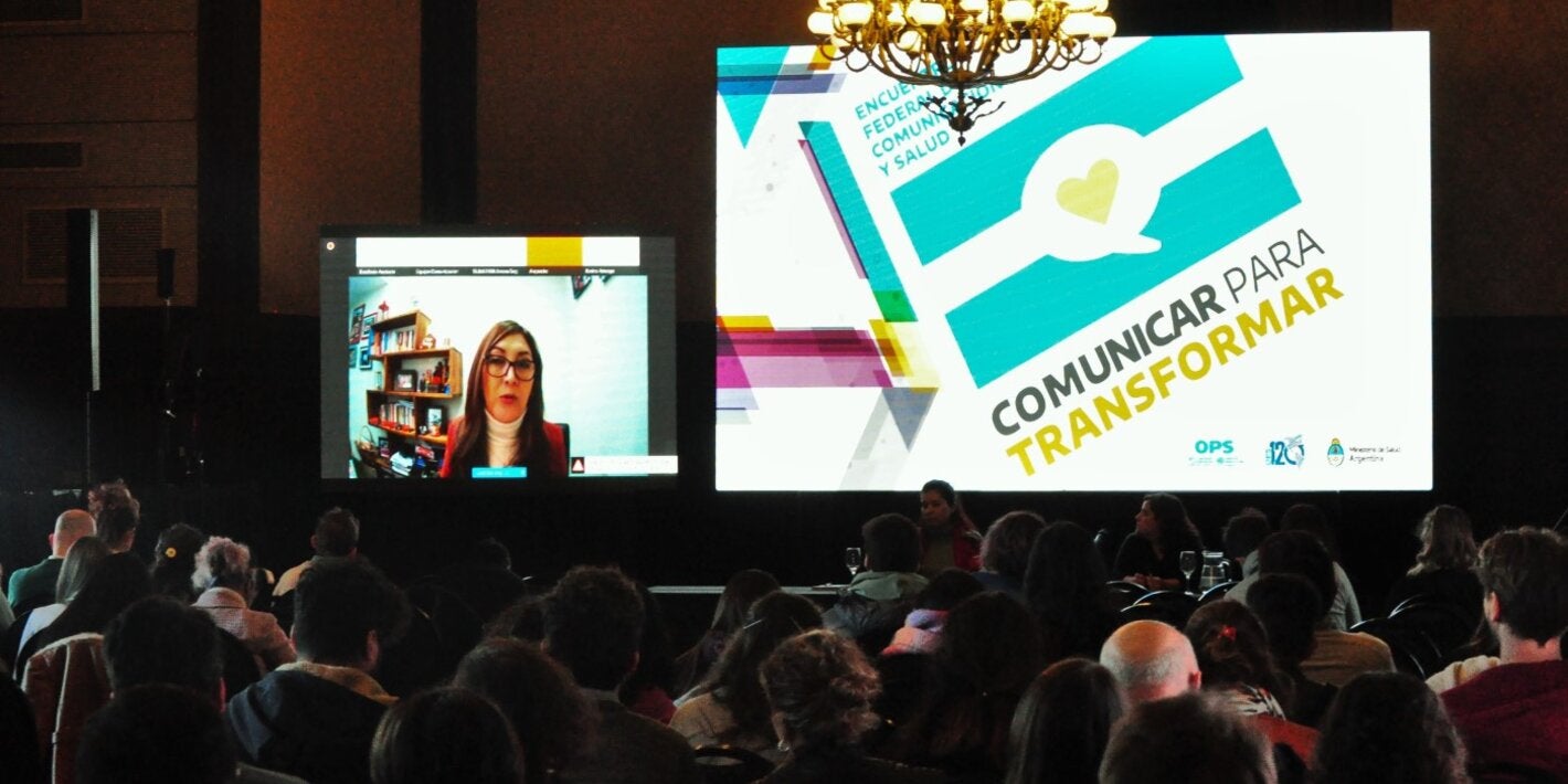 OPS fortalece comunicación en salud en Argentina junto al Ministerio de Salud