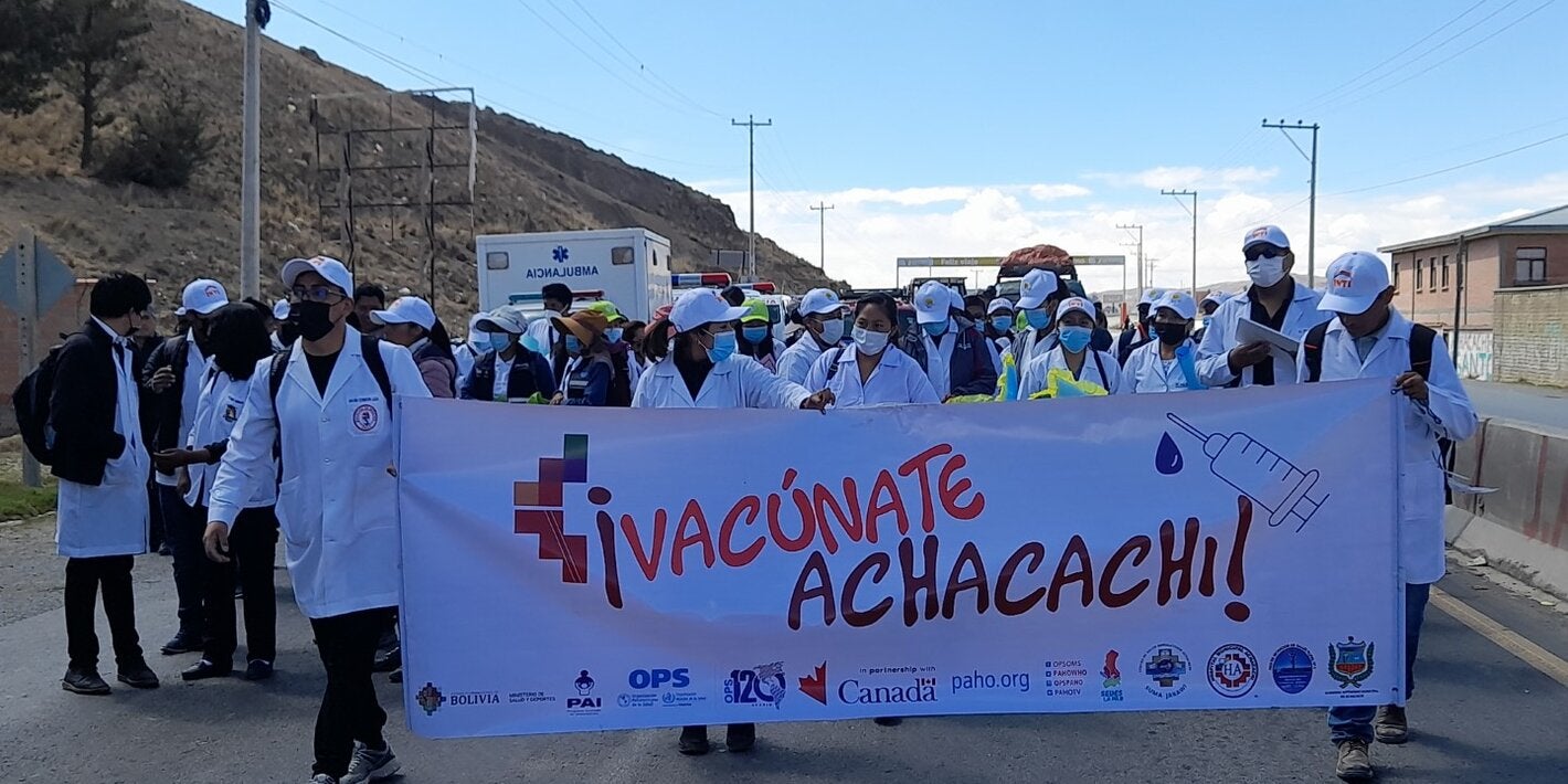 Vacunacion Achacachi Bolivia