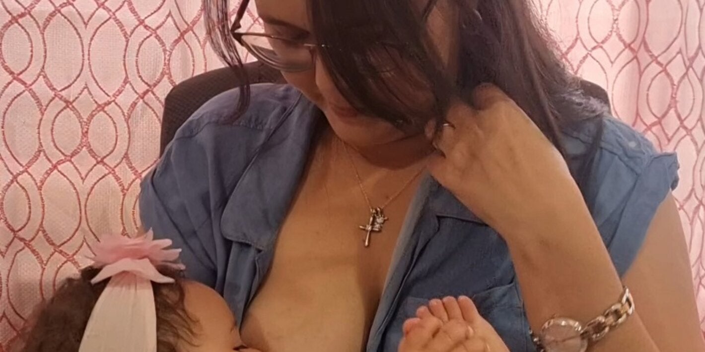 Elena Rocío junto a Ligia, su madre