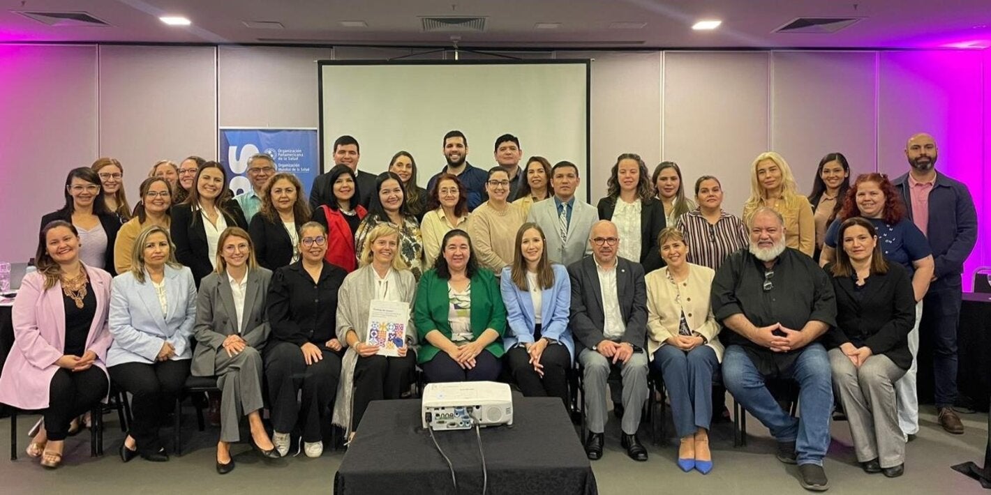 Group photo Mosaic Framework Workshop on respiratory virus surveillance in Paraguay