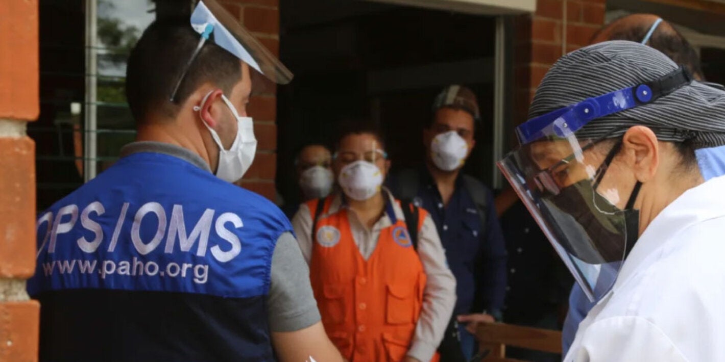 Disaster Response workers during a training