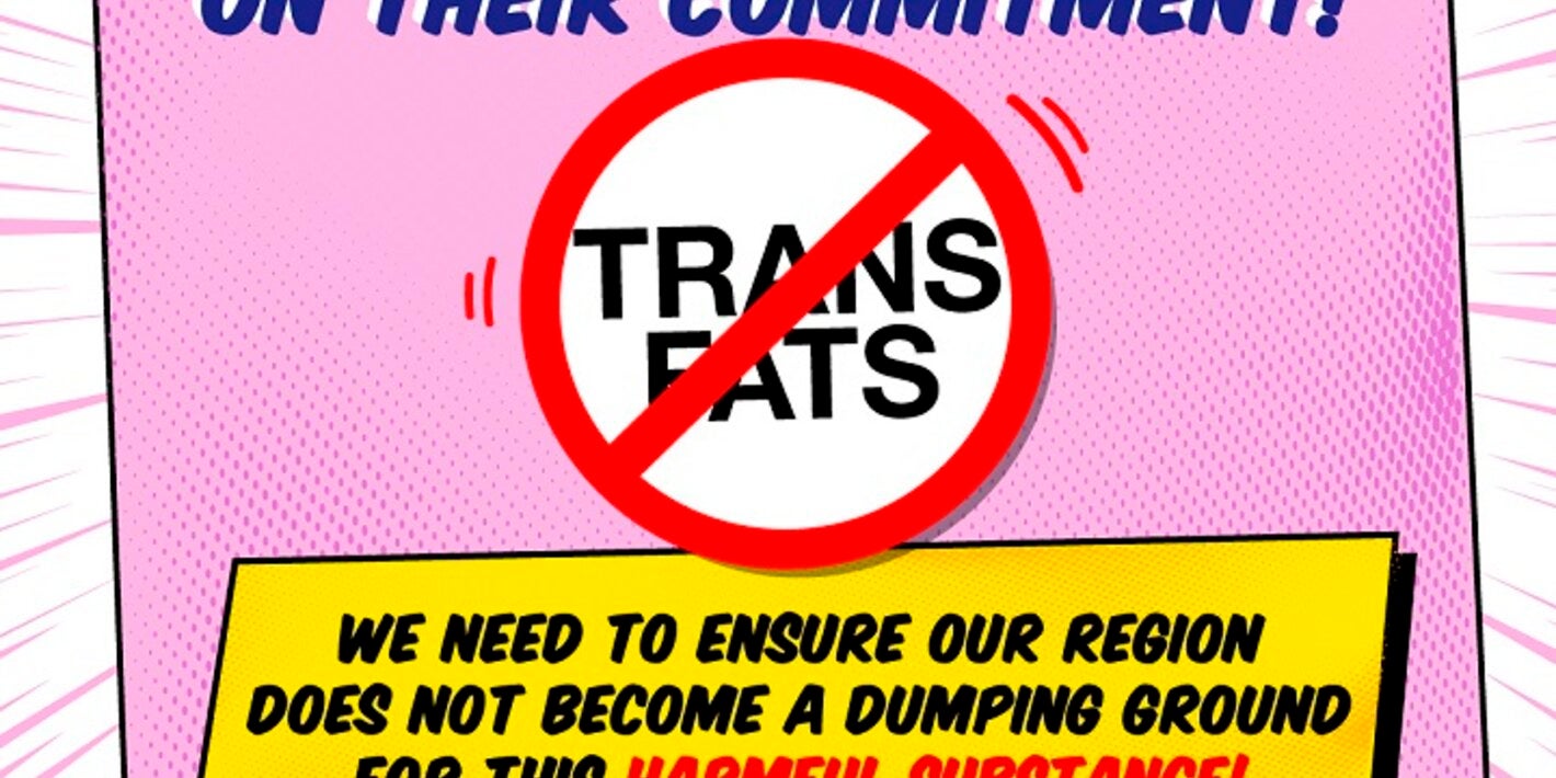 Let’s Talk About Trans Fats! And Why They Need to Go campaign flyer