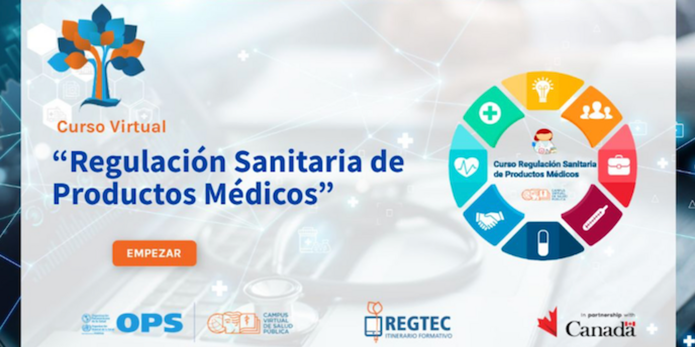 Presentación del curso Regulación sanitaria de productos médicos del Itinerario formativo regulatorio  REGTEC 