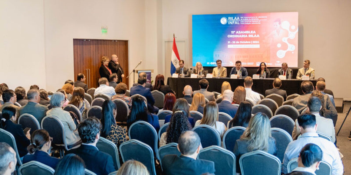 Participantes de la 11 Asamblea ordinaria de la Red Interamericana de Laboratorios de Análisis de Alimentos