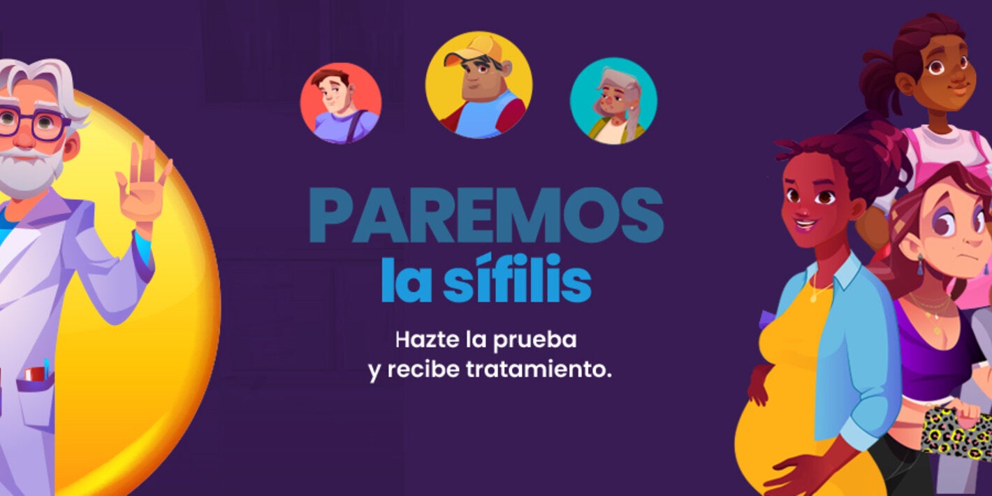 Header campaña contra la sífilis.