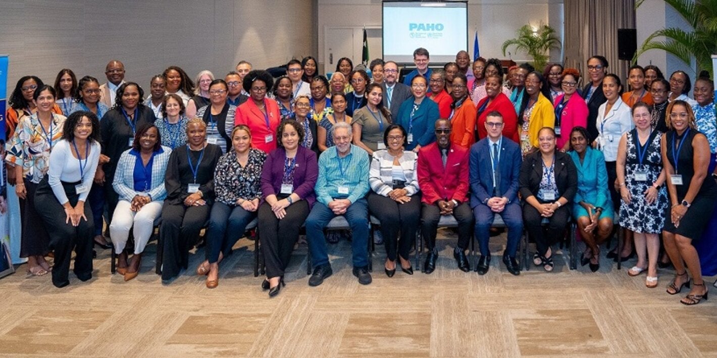 Group photo of delegates and presenters are the Caribbean Immunization Managers Meeting held in Saint Kitts and Nevis from October 28-30, 2024.