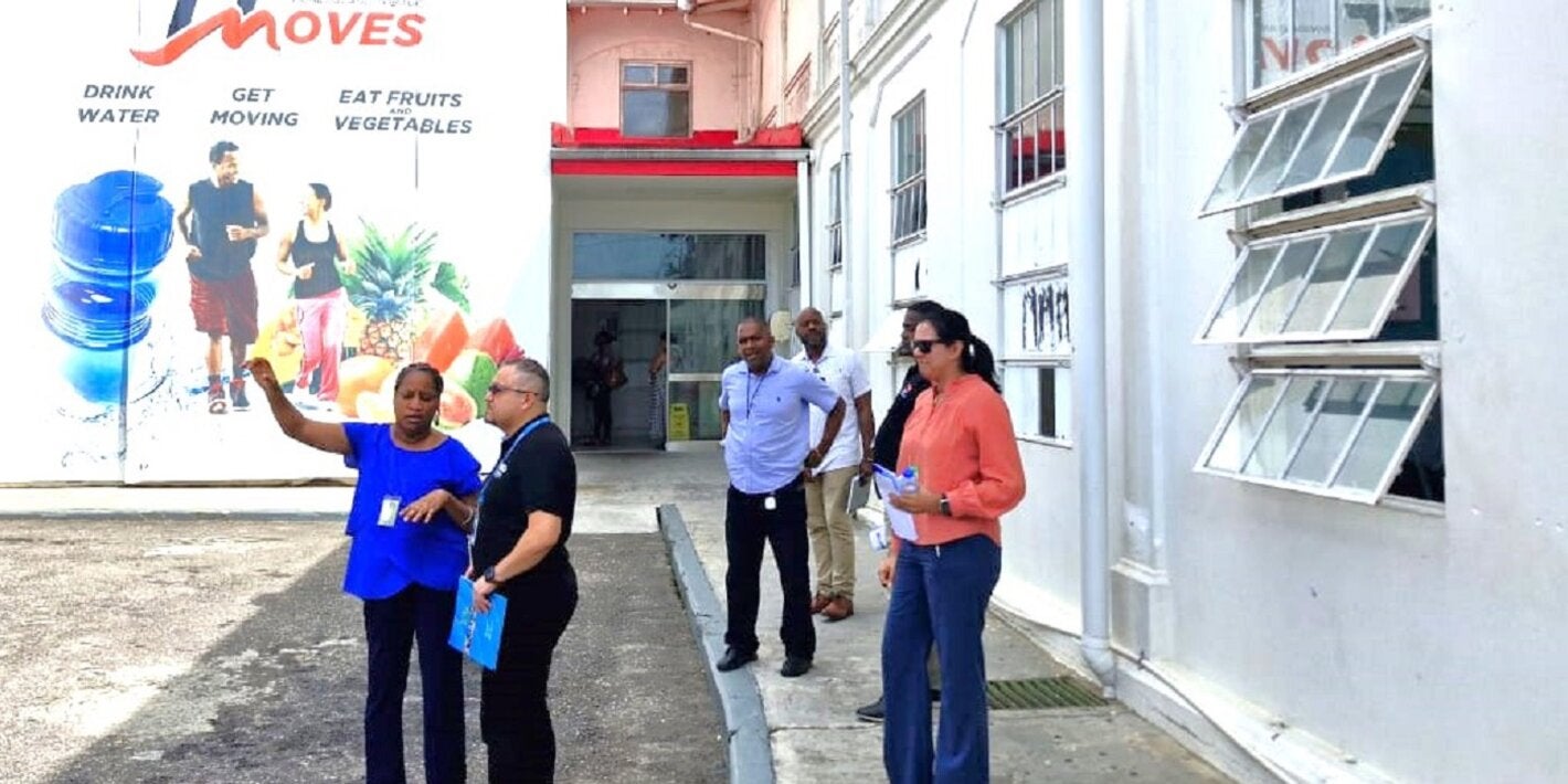 PAHO/WHO Site visit to St James Medical Centre, Trinidad and Tobago