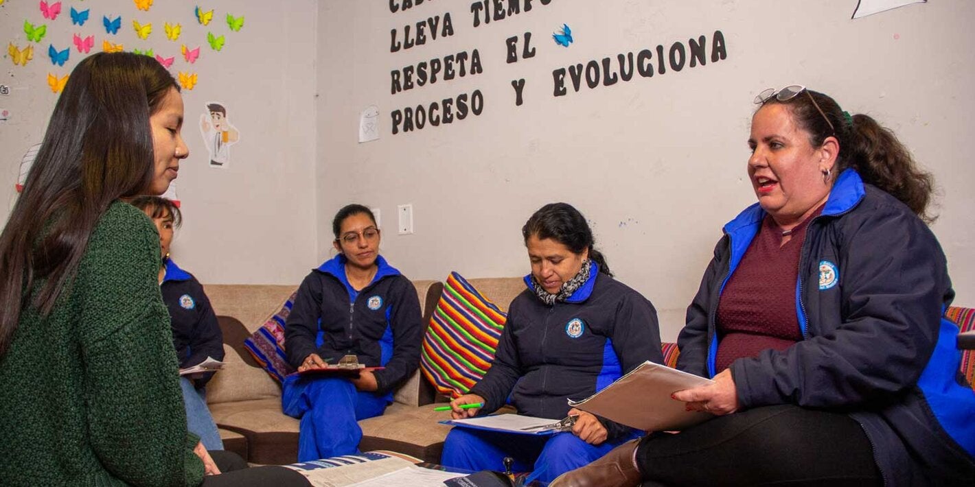 Recreación de atención en Centro de Salud Mental Comunitario