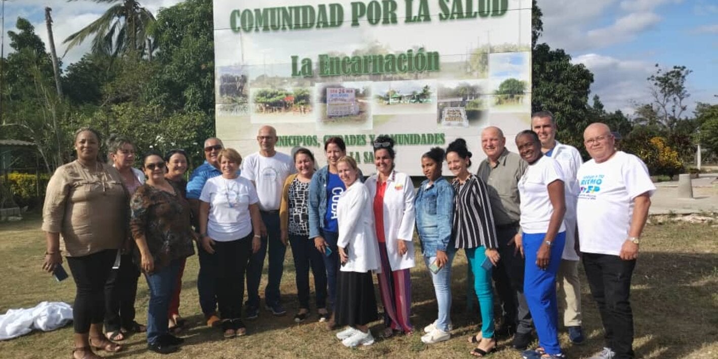 Declaración de comunidad saludable en municipio Cienfuegos