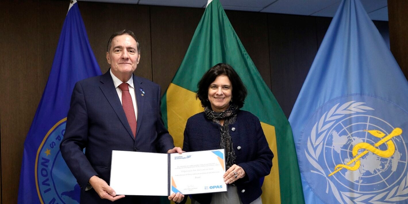 Ato de entrega ao Brasil do certificado de eliminação da filariose como problema de saúde pública