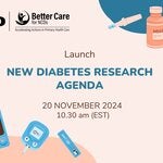 Launch of the new Diabetes Research Agenda