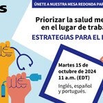 tarjeta gráfica Priorizar la salud mental en el lugar de trabajo: estrategias para el éxito