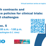 Research contracts and insurance policies for clinical trials: Regional challenges