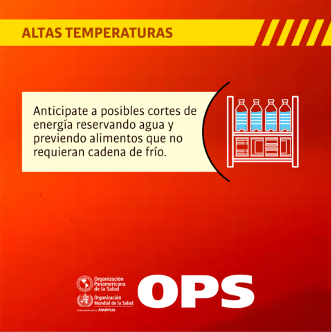 Altas temperaturas: medidas de cuidado