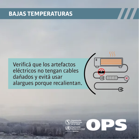 Bajas temperaturas: calefacción segura en el hogar