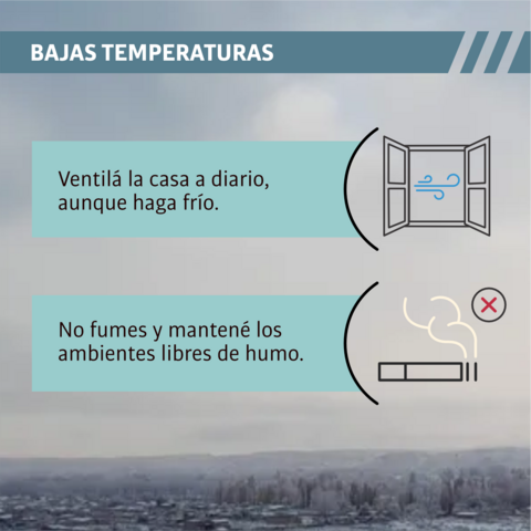 Bajas temperaturas: cómo prevenir enfermedades respiratorias