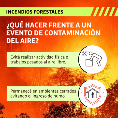 ¿Qué hacer frente a un evento de contaminación del aire?