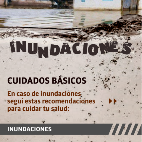 Inundaciones: cuidados básicos